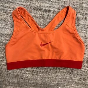 Nike Orange Sports Bra